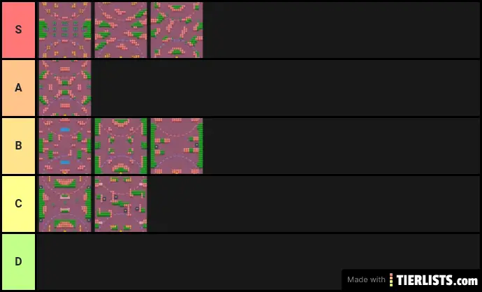 Siege maps ranked