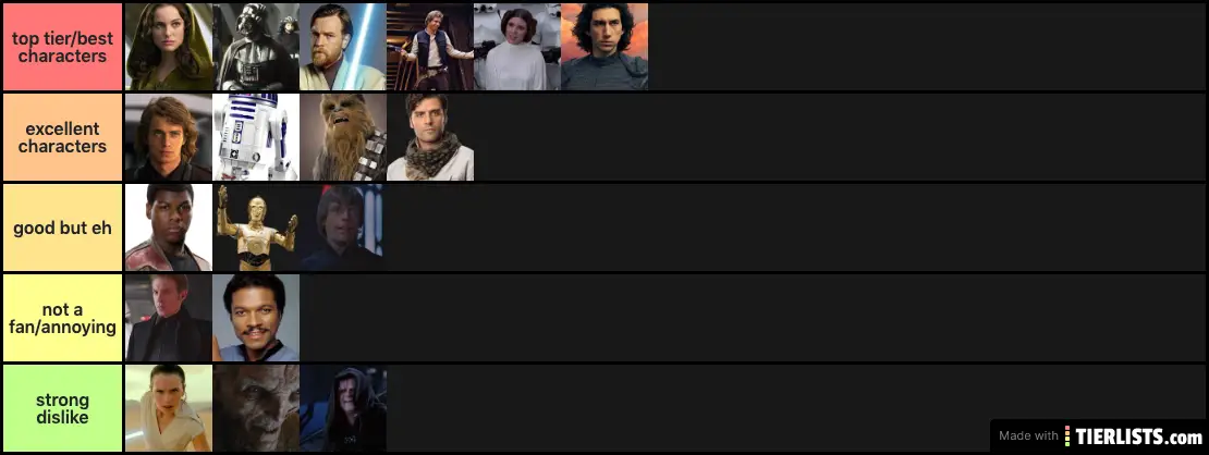 star wars characters