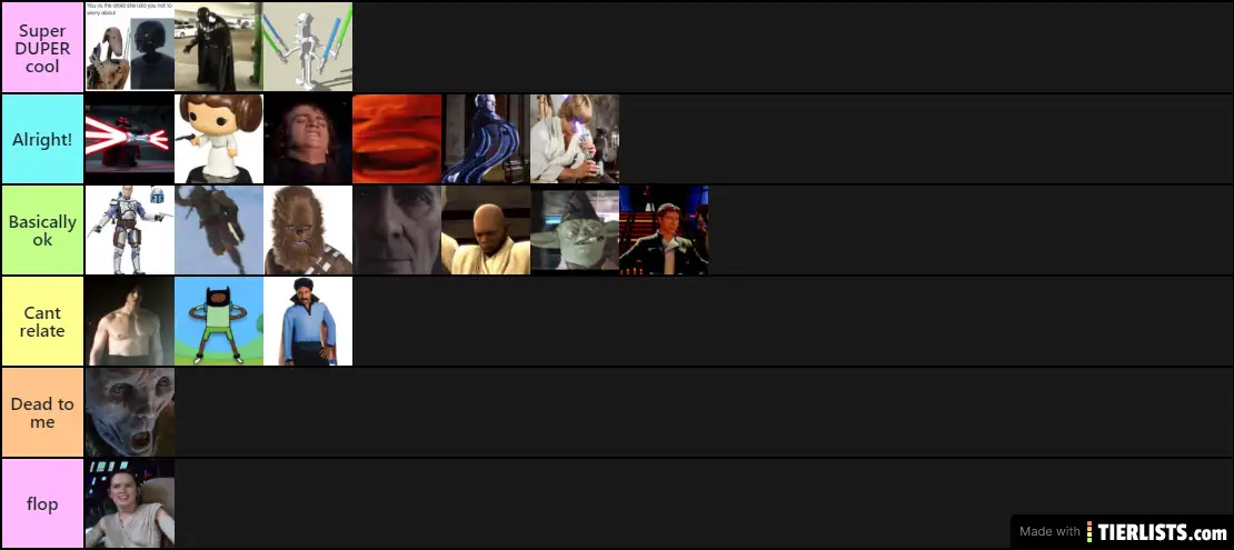 Star wars fav character (major)