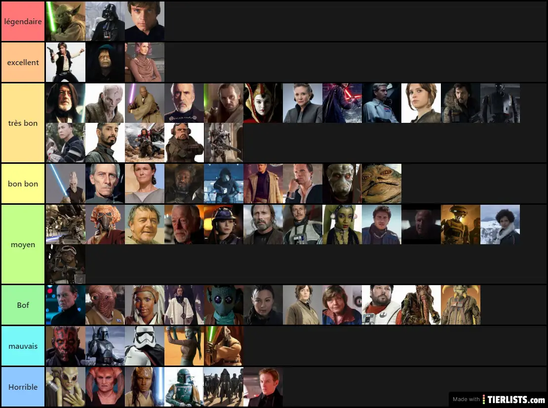 star wars personnage mort