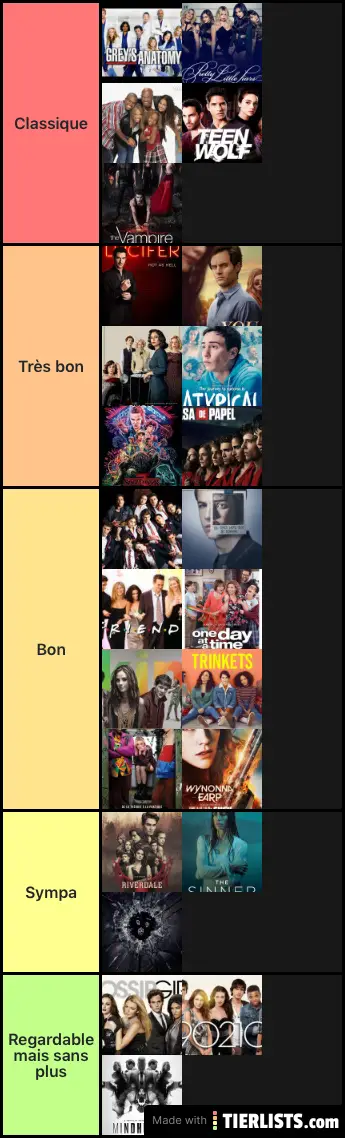 Tamera’s TV tier List