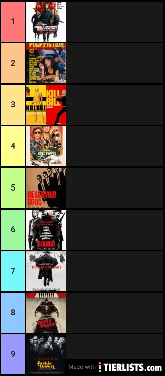 Tarantino movies