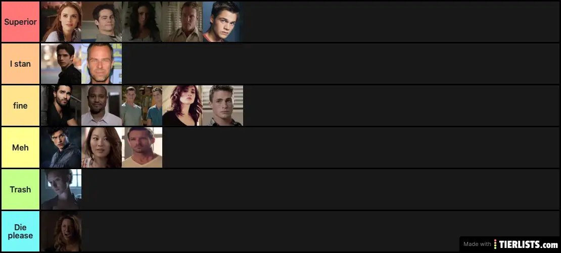 Teen wolf Tierlist