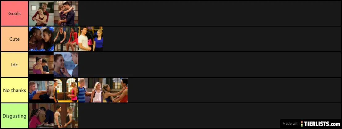 The Next Step: my favorite character's ships