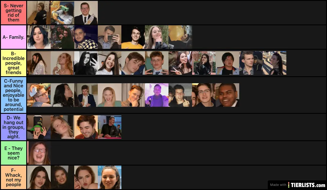 Theater/Friends list