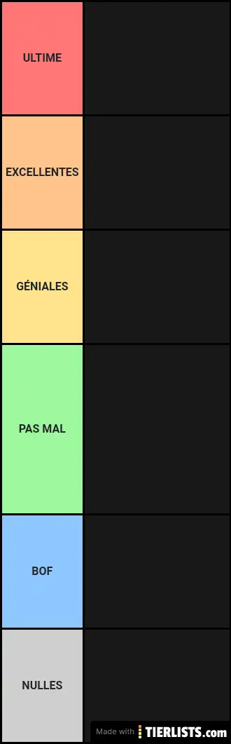 Tierlist attractions Disneyland