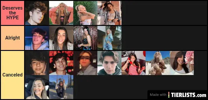 TikTokers Like-Dislike 2