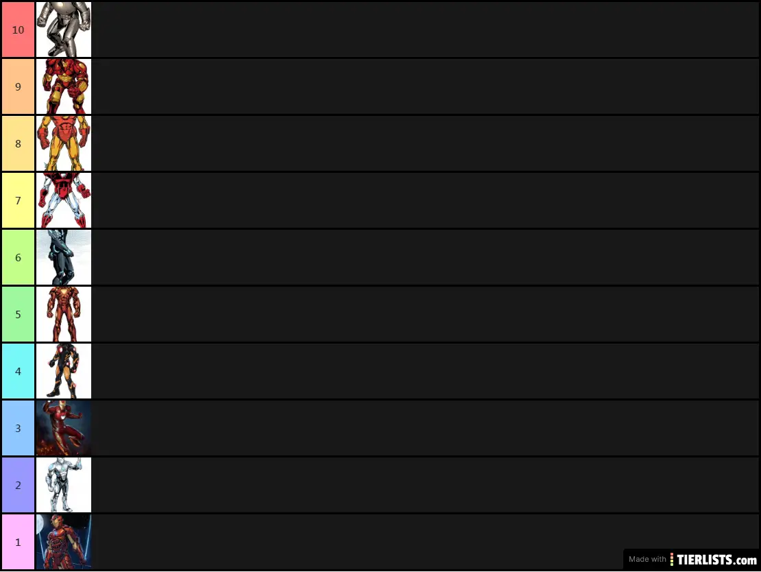 Top 10 iron man suit list