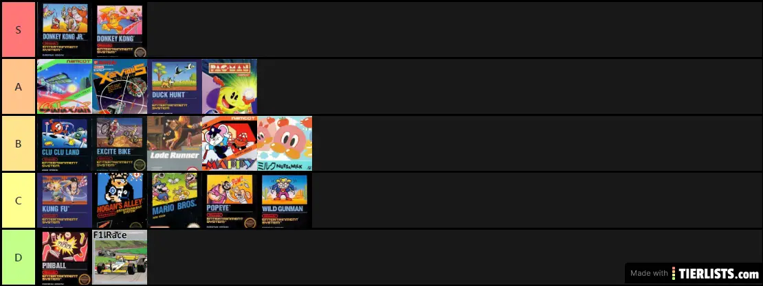 Top NES Games of 1983-84