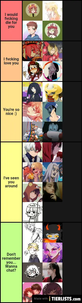 Twitter Mutuals (my personal)