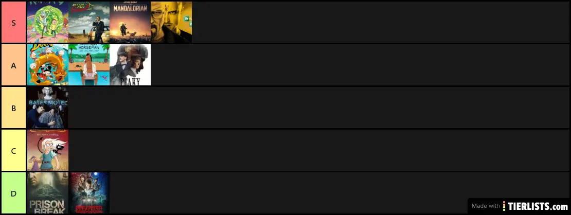 Unas pocas de series