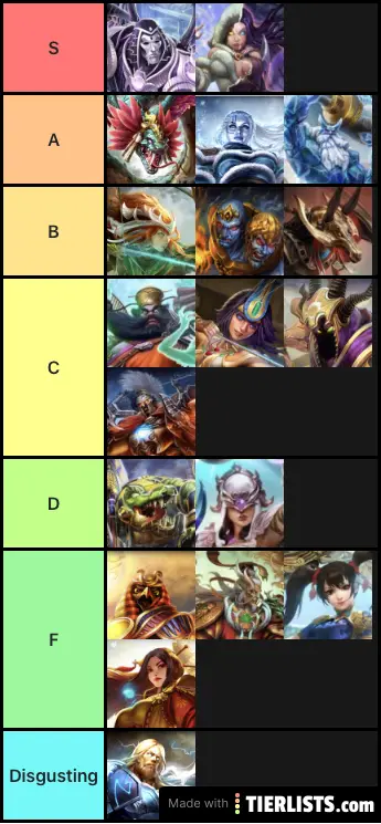 Updated smite list