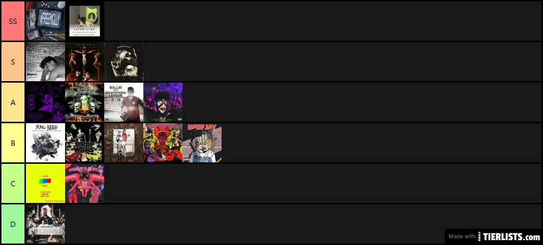 VAR  yung beef albums imo