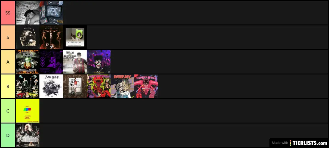 VAR  yung beef albums imo