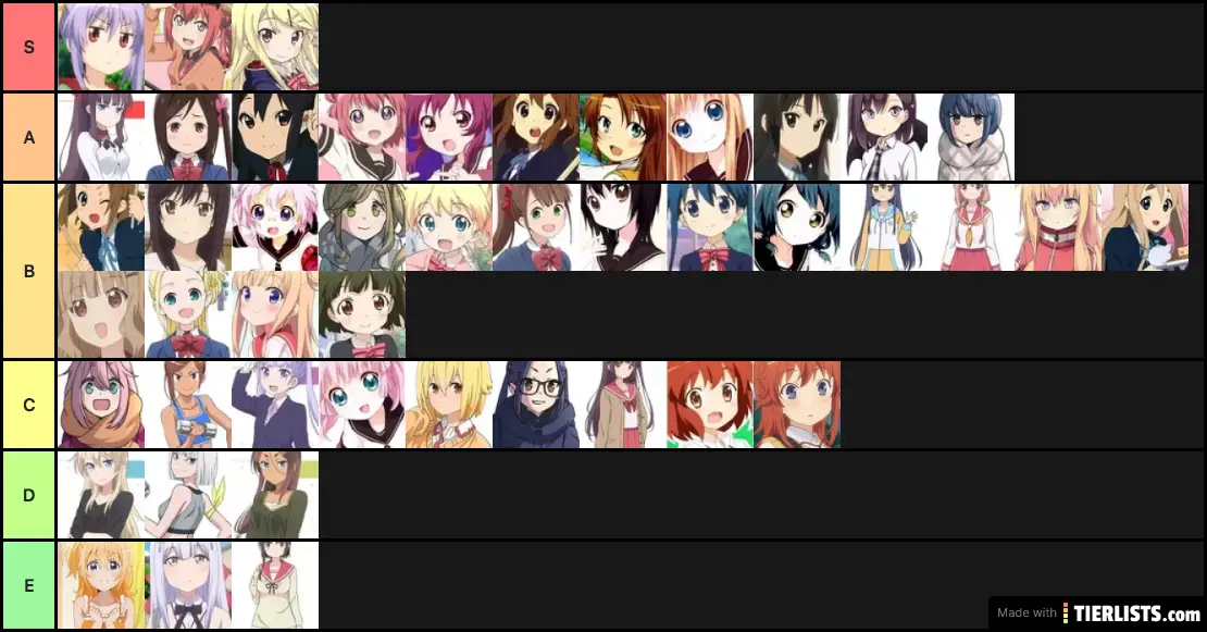 Waifu List(CGDCT)