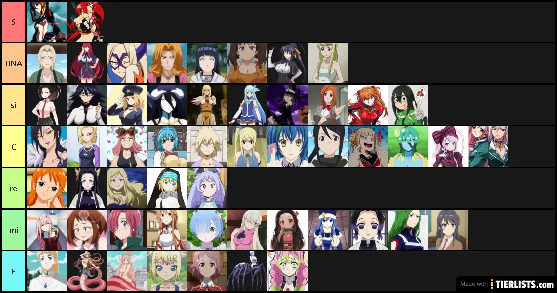 top waifus of all time
