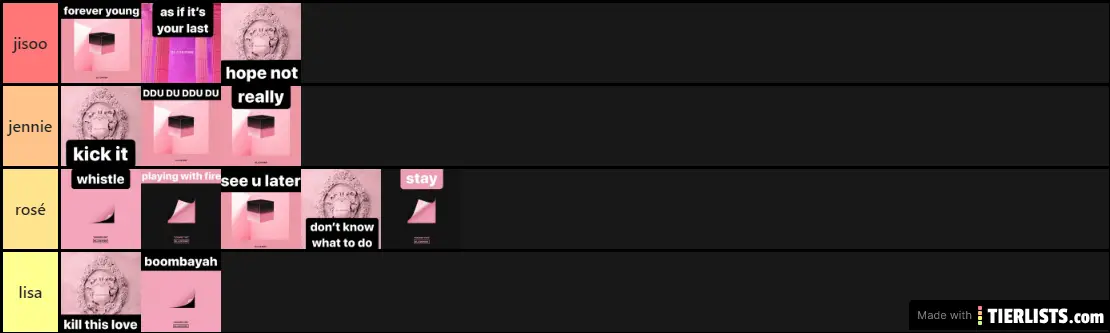 who stood out in each bp song