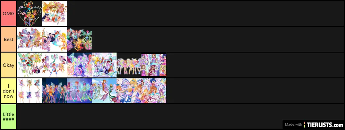 Winx transformacije