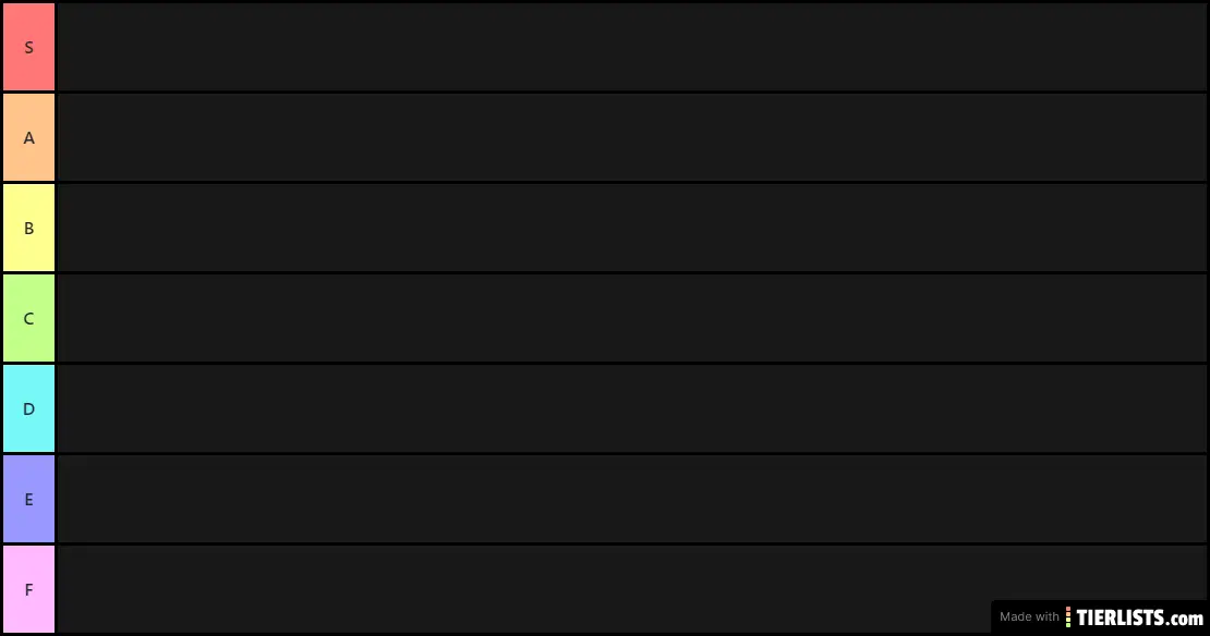 ZELDA TIER LIST